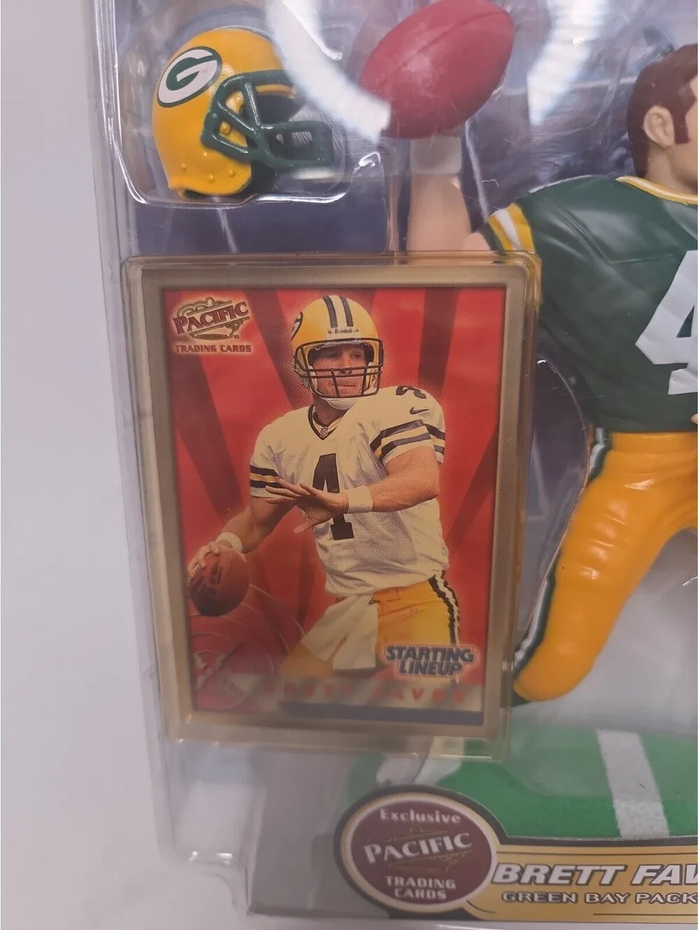 Brett Favre Starting Lineup Elite Green Bay Packers Card & Figure 2000 Mint